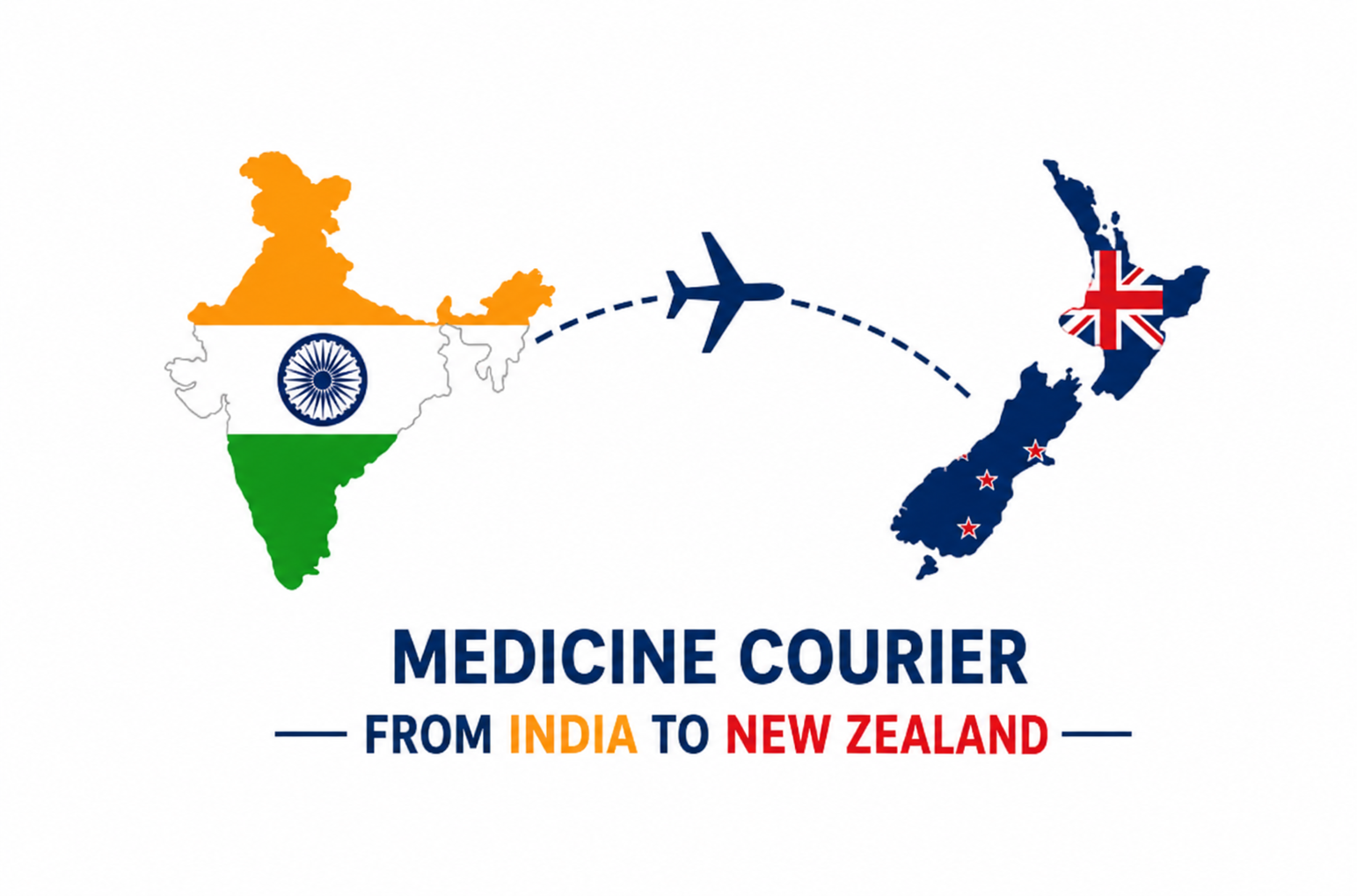 Medicine Courier From India to New Zealand - Book Now